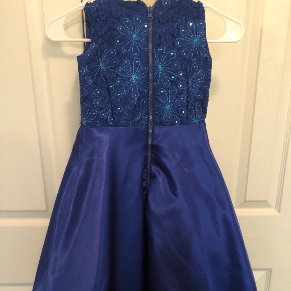 Girls Lace with satin dress